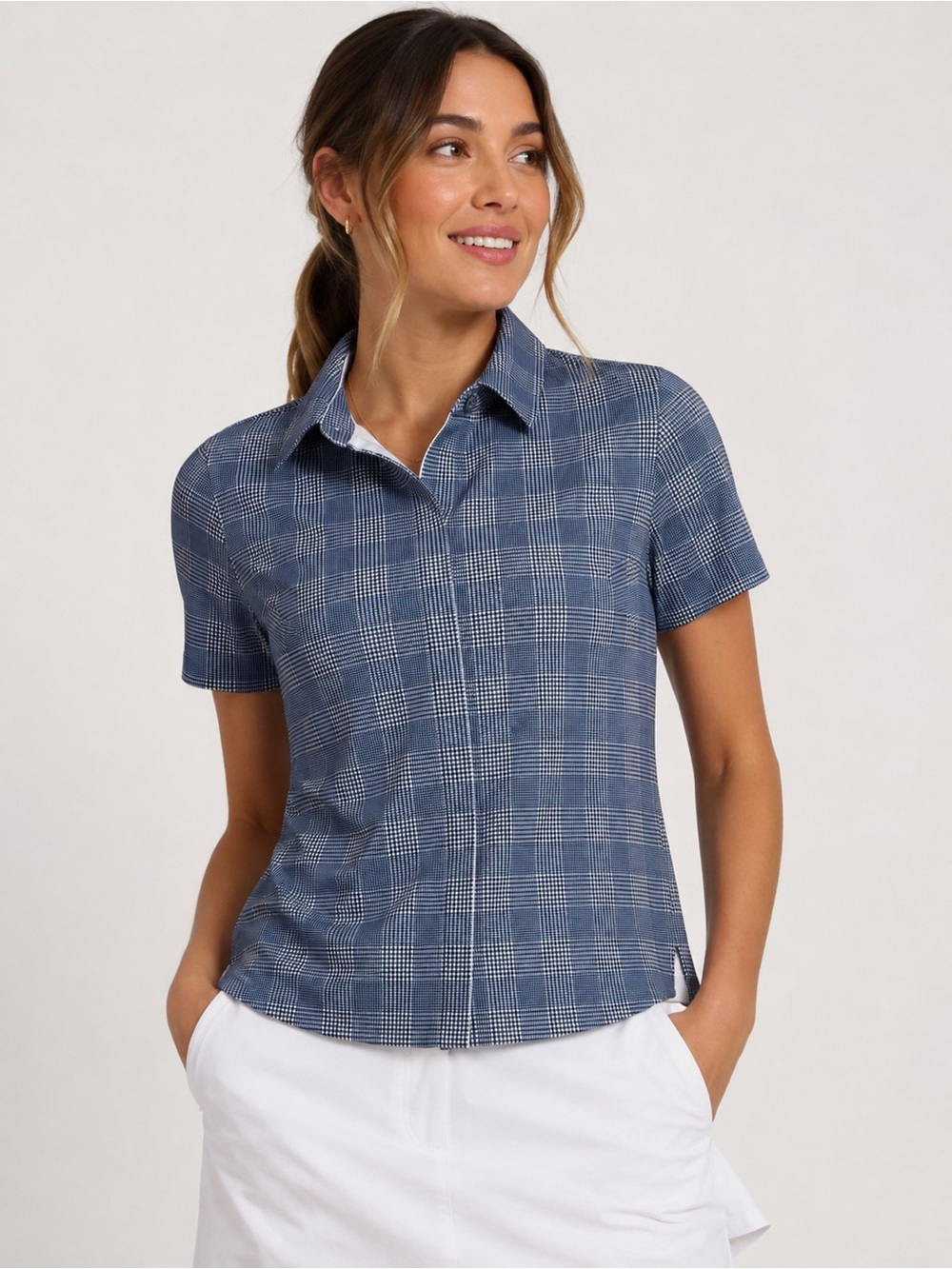 NWT Belyn Key keystone half zip golf top size medium